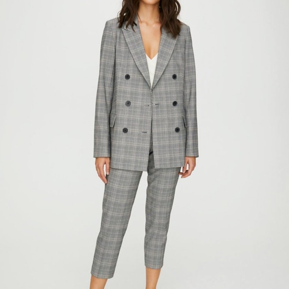 Aritzia Babaton Samuel Check Blazer (matching pants available too)